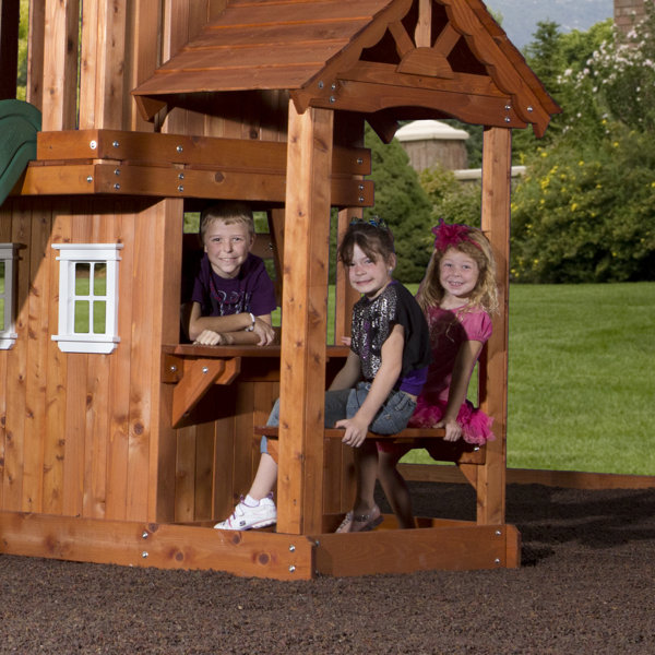 Backyard Discovery Tanglewood All Cedar Swing Set & Reviews Wayfair